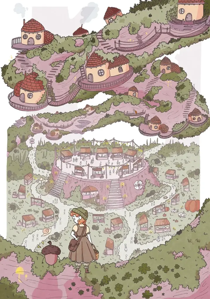 Illustration d'un projet de Bande Dessinée par Eloise Mokhtari. Illustratrice situé dans le Morbihan, entre Lorient et Vannes.